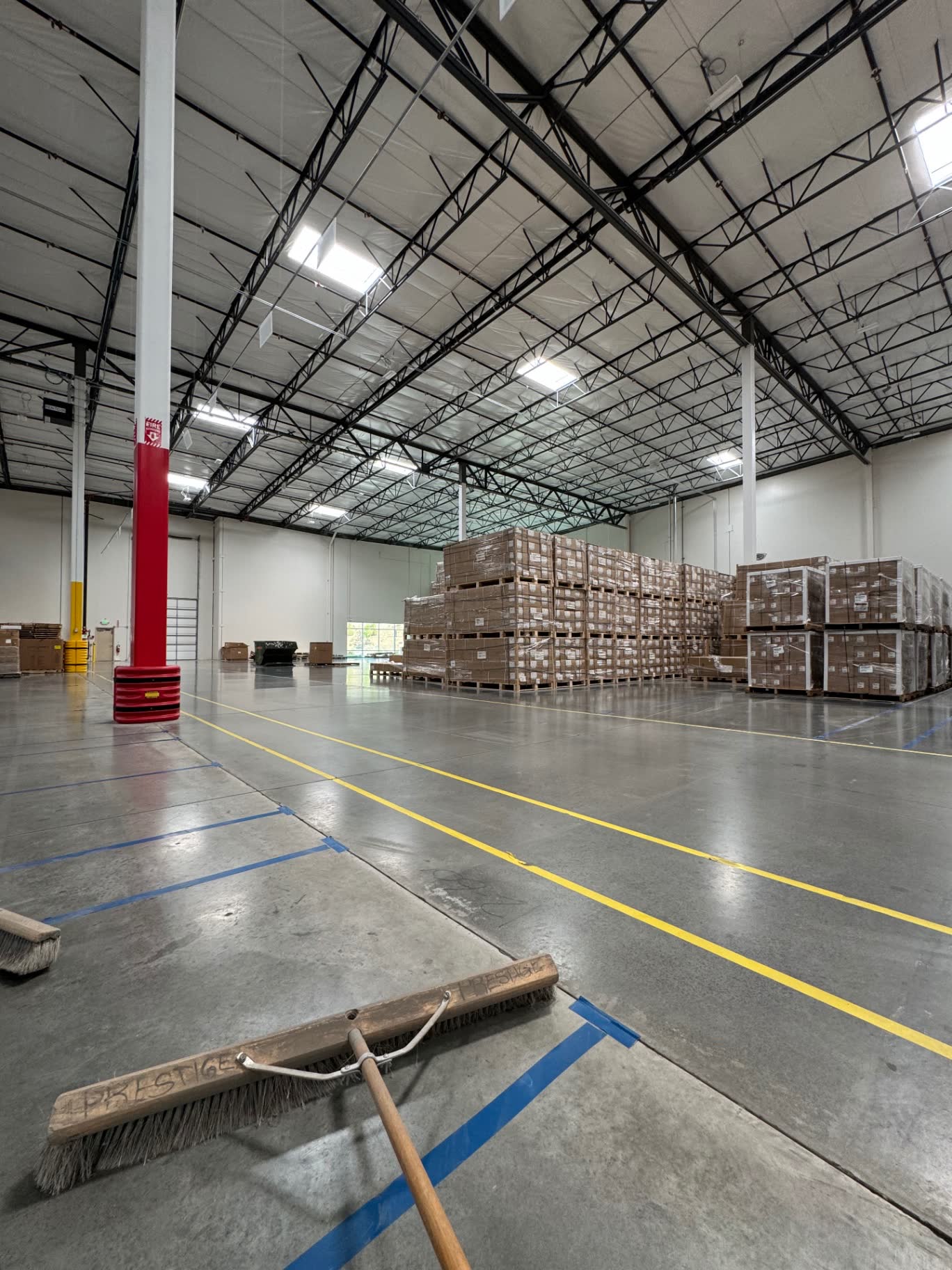 Warehouse cleaning project